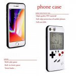 Wholesale iPhone 8 Plus / 7 Plus Retro Tetris Classic Gaming Console Handheld Game Player Case (White)